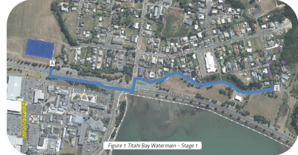 Titahi Bay water main stage 1